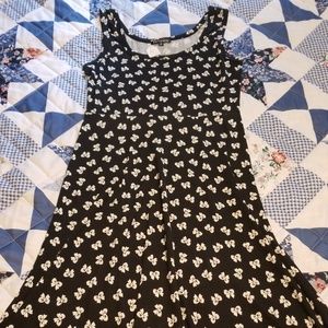 Ladies Fensace Black Bow Dress Size Medium
